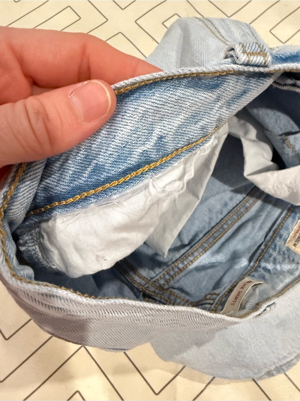 Levi's Denim Ribcage Shorts - Picture 9 of 9